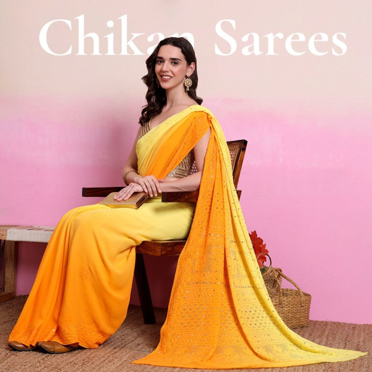 Chikan Saree