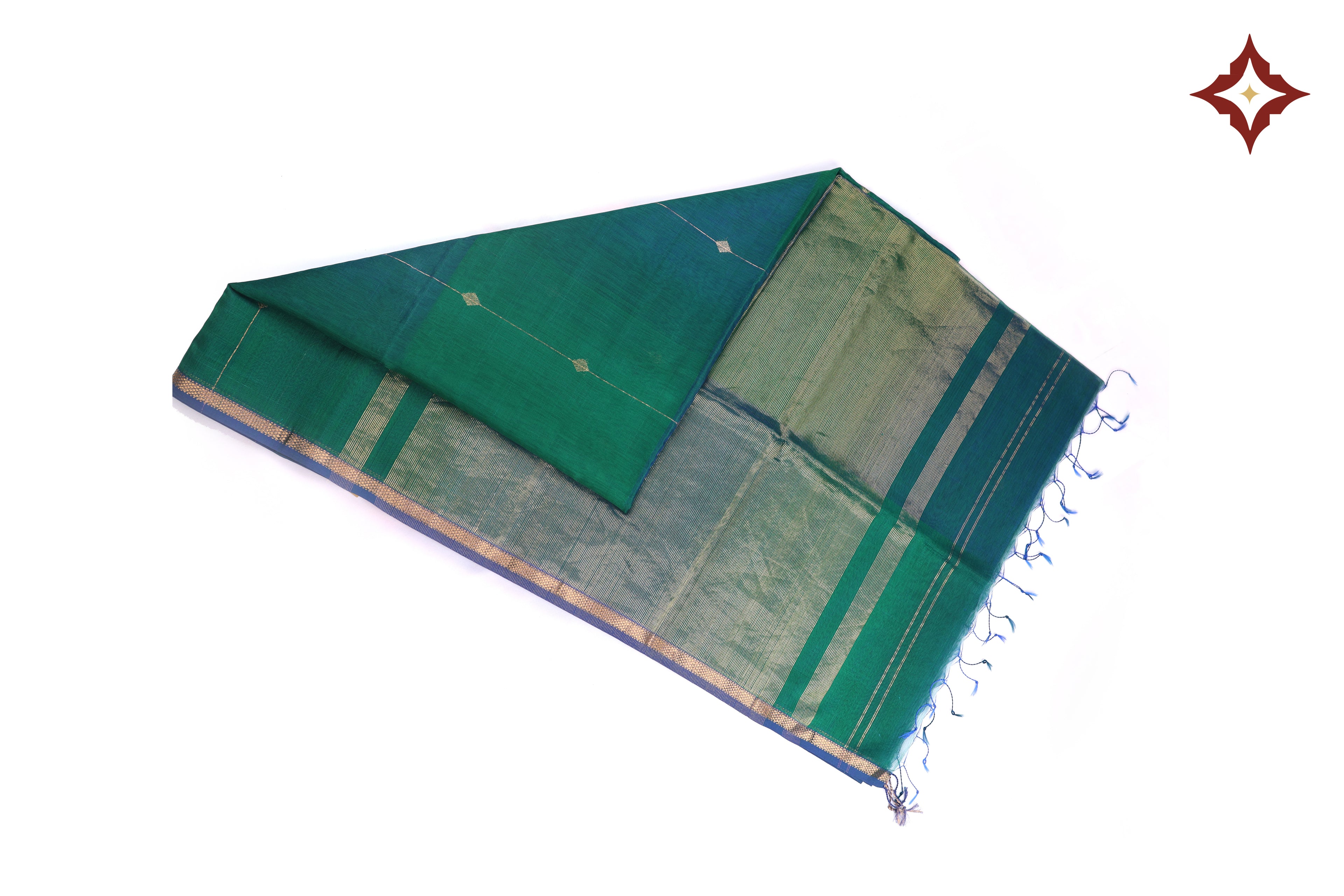 Maheshwari Dual Tone Zari Line