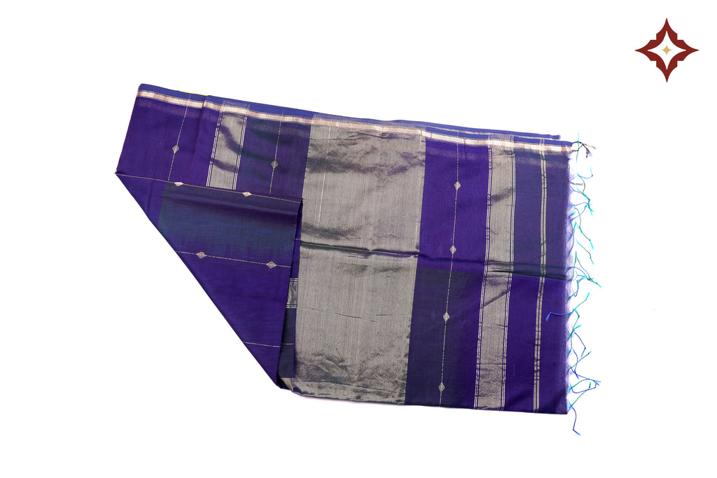 Maheshwari Dual Tone Zari Line